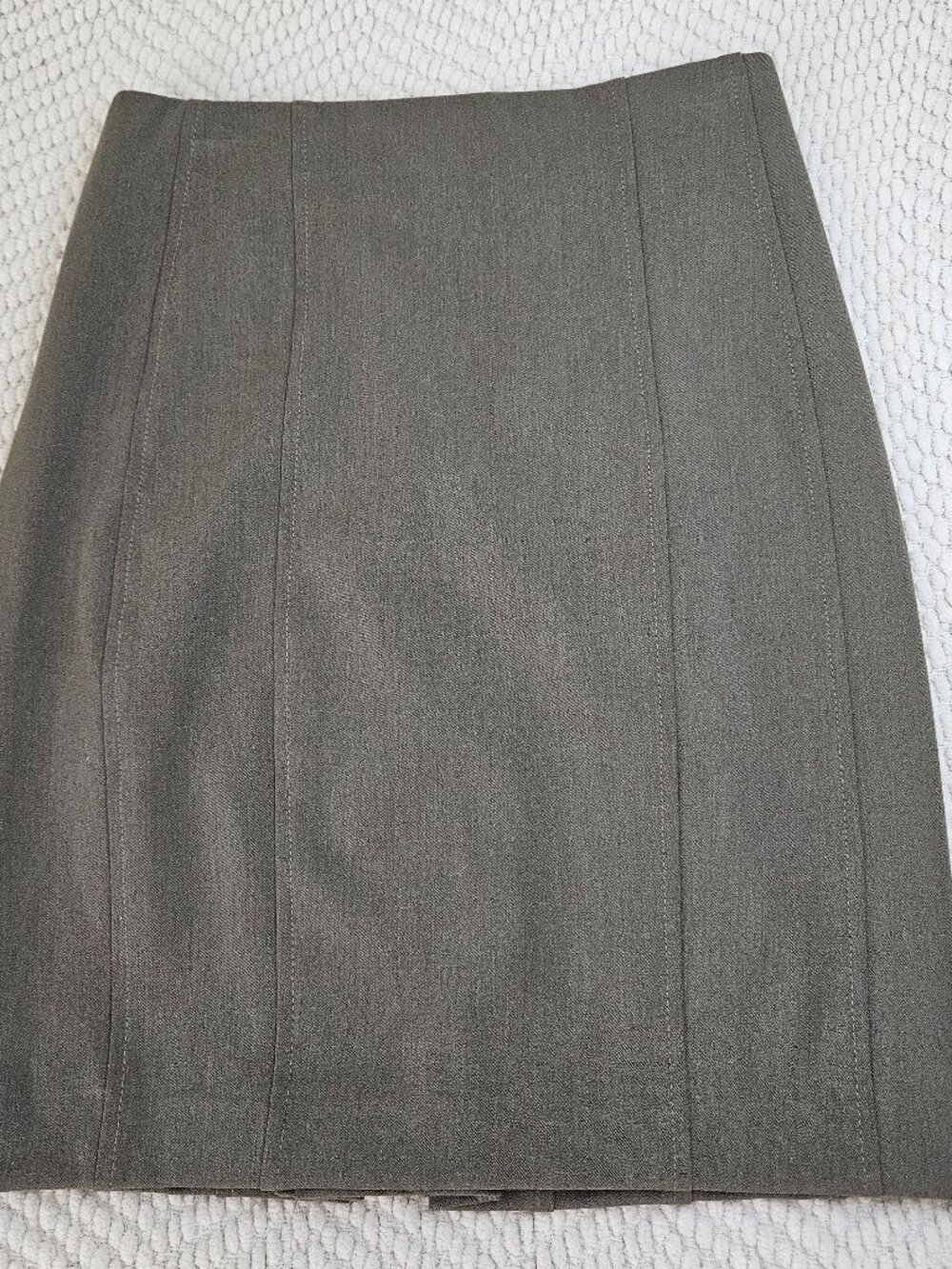 Express Women's Olive Brown Pencil Skirt Polyester Viscose Size 6